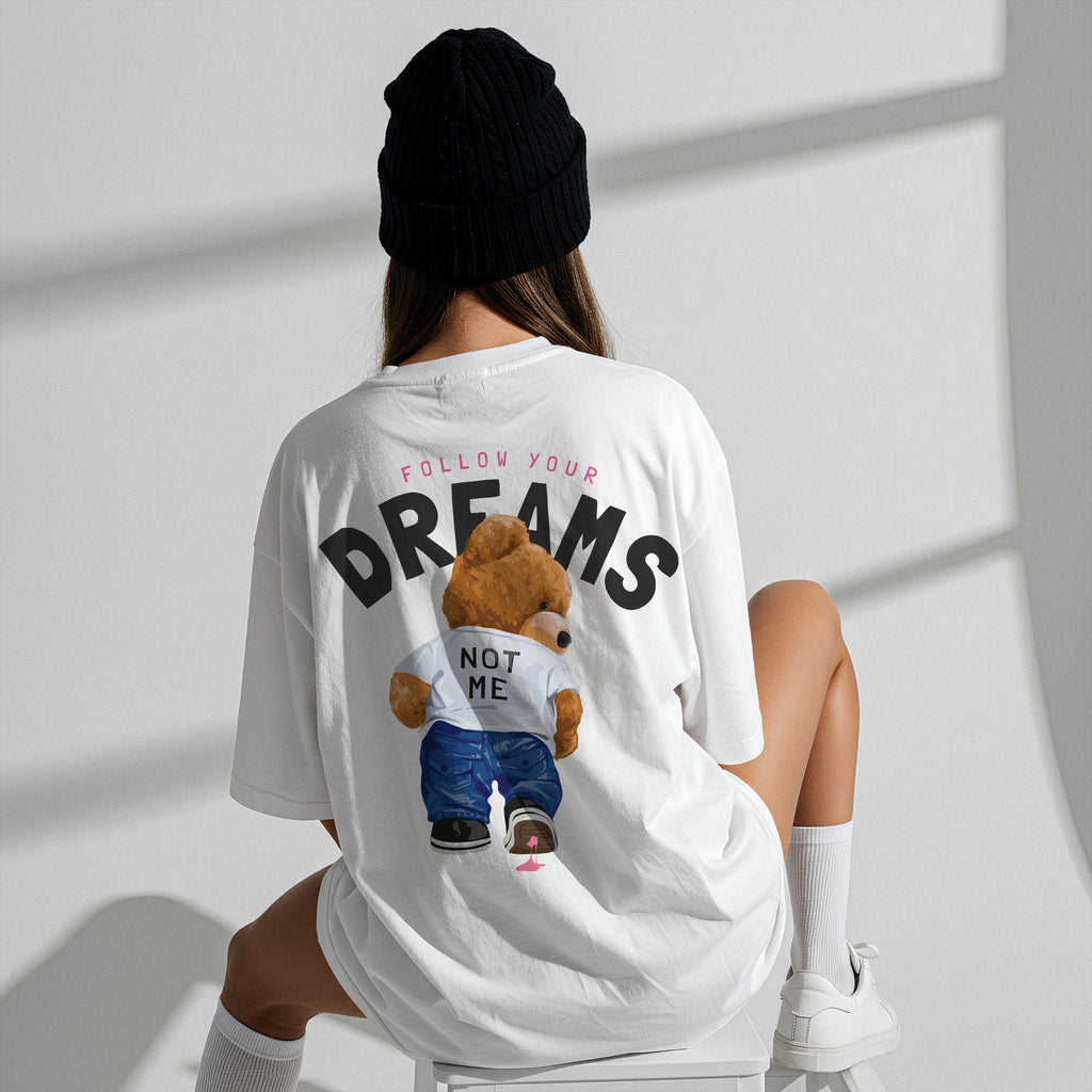 Bear-Street Women Oversized T shirt