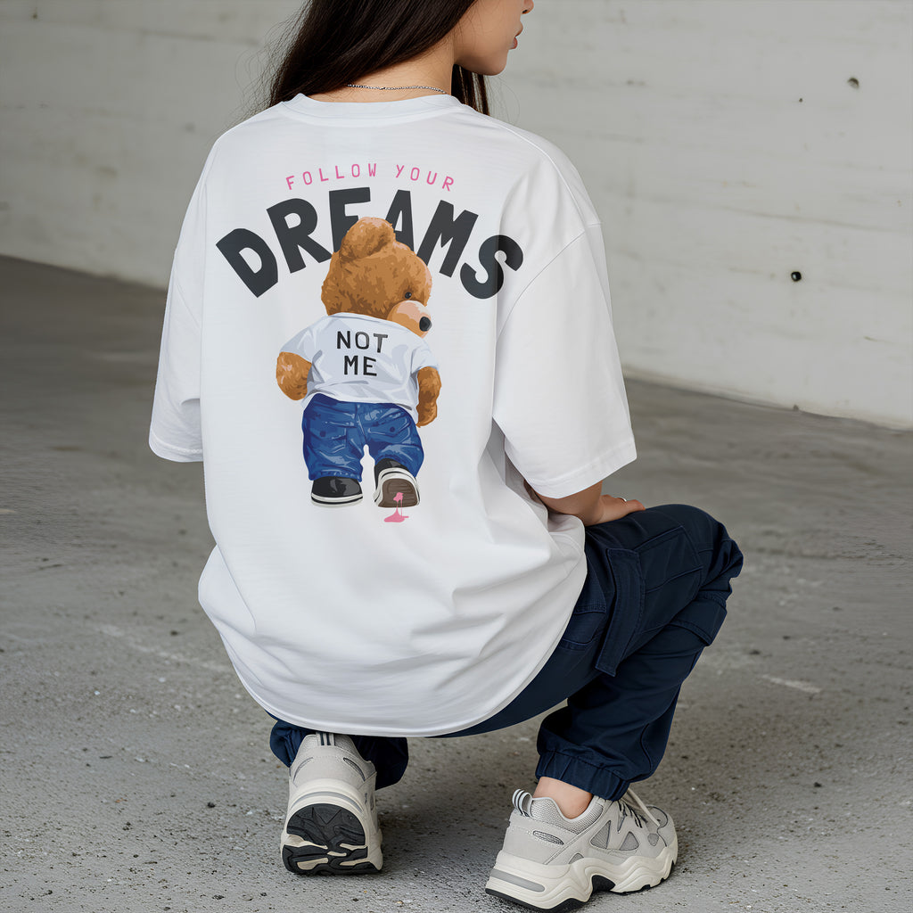 Bear-Street Women Oversized T shirt