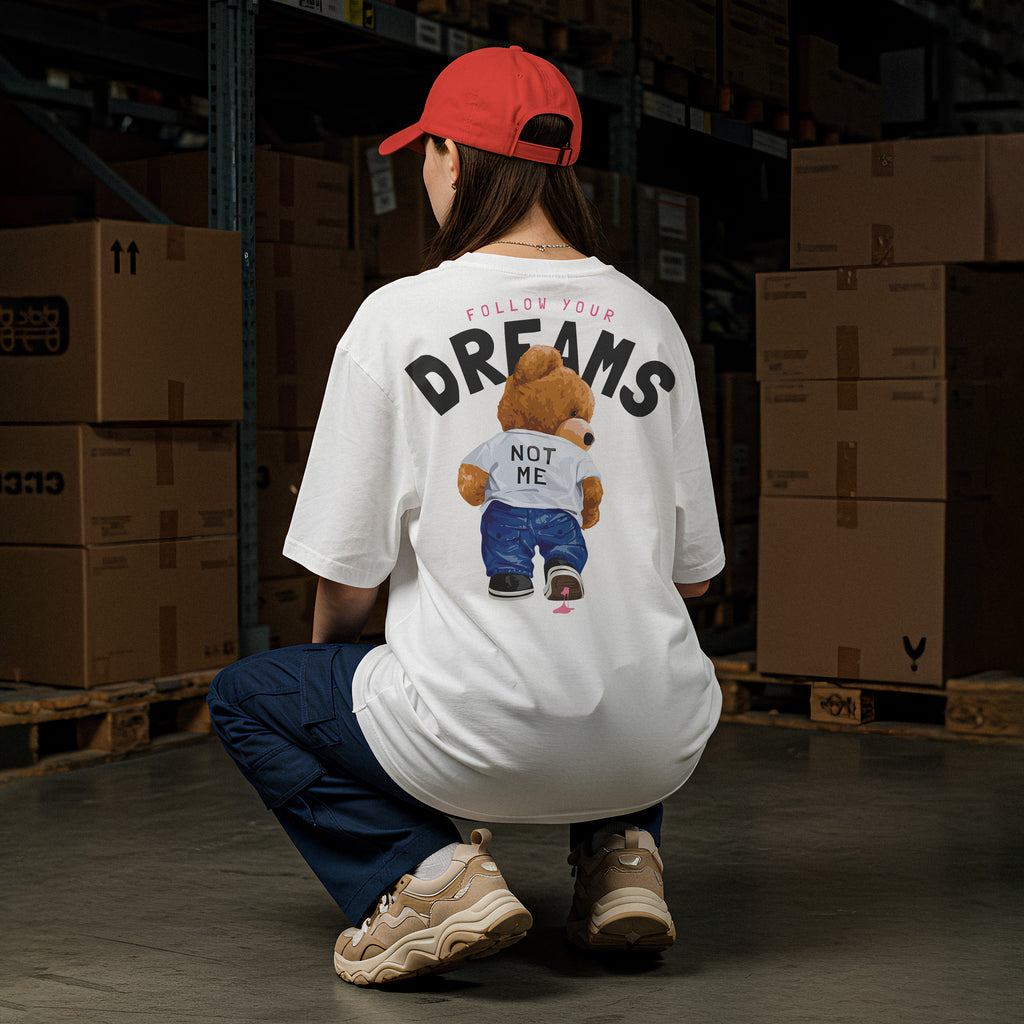 Bear-Street Women Oversized T shirt